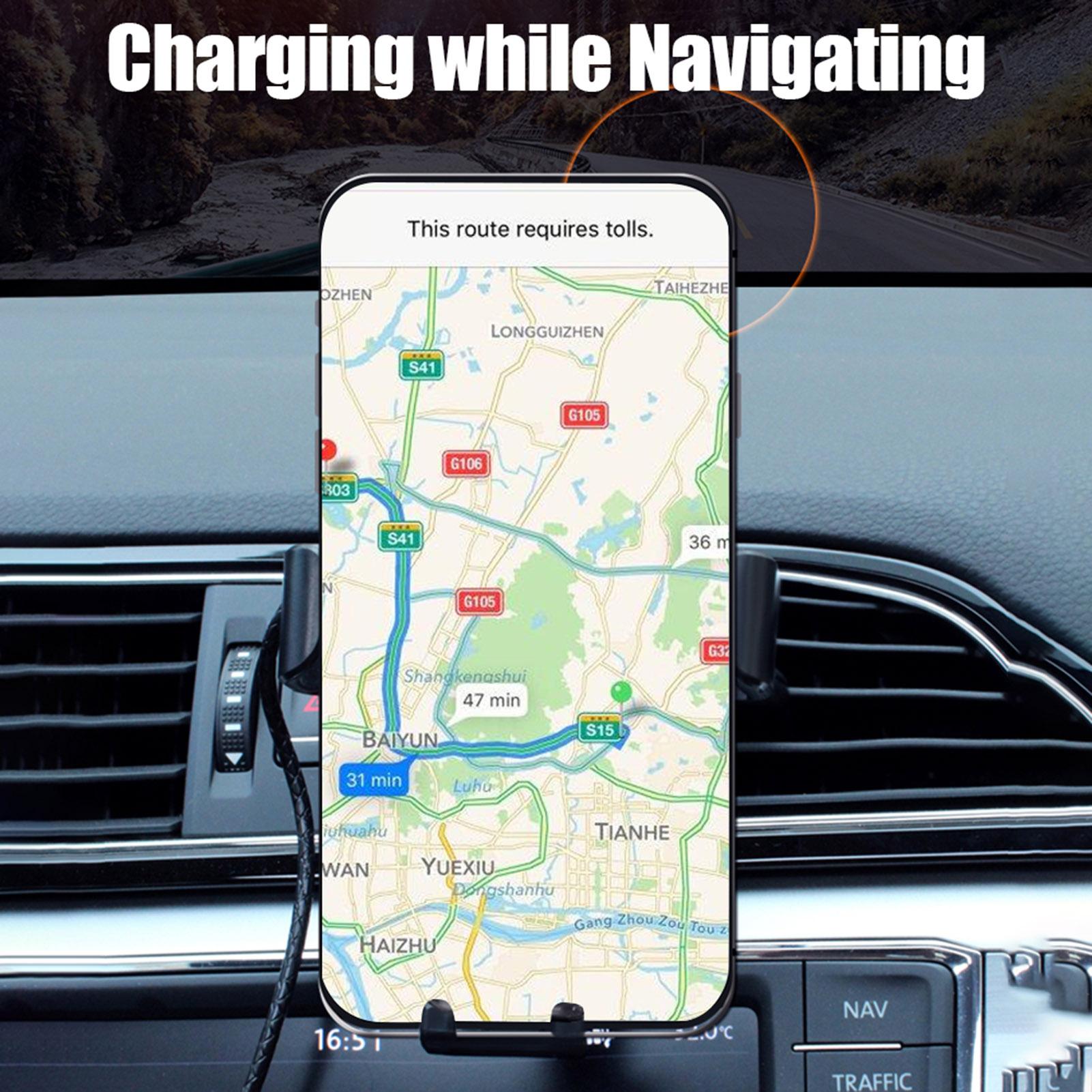 Car Phone Holder Wireless  r Fast Charging Wireless Car Socket  r Holder Mobile Phone Holder Driving