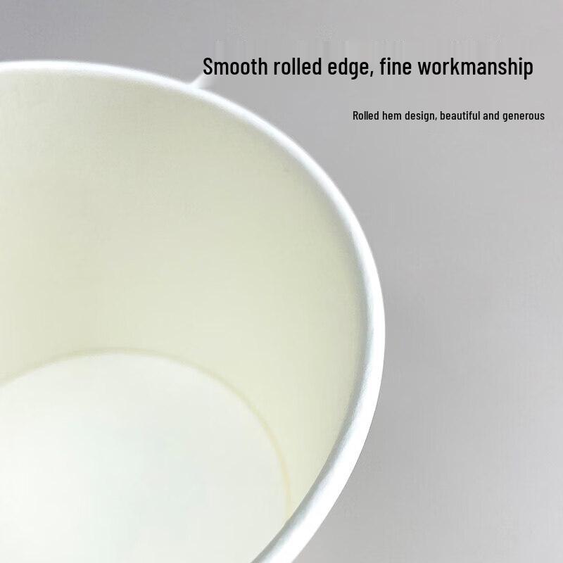 Disposable Biodegradable Paper Bowls with Lids