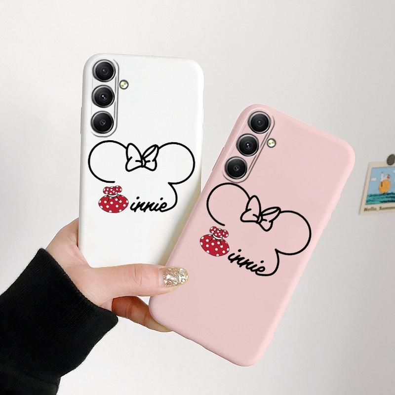 Coque en silicone souple à motifs de dessin animé pour Samsung A55 M35 S24 Xiaomi Redmi Note 13 Pro 13C iPhone Huawei Honor Realme Housse de protection antichoc pour appareil photo
