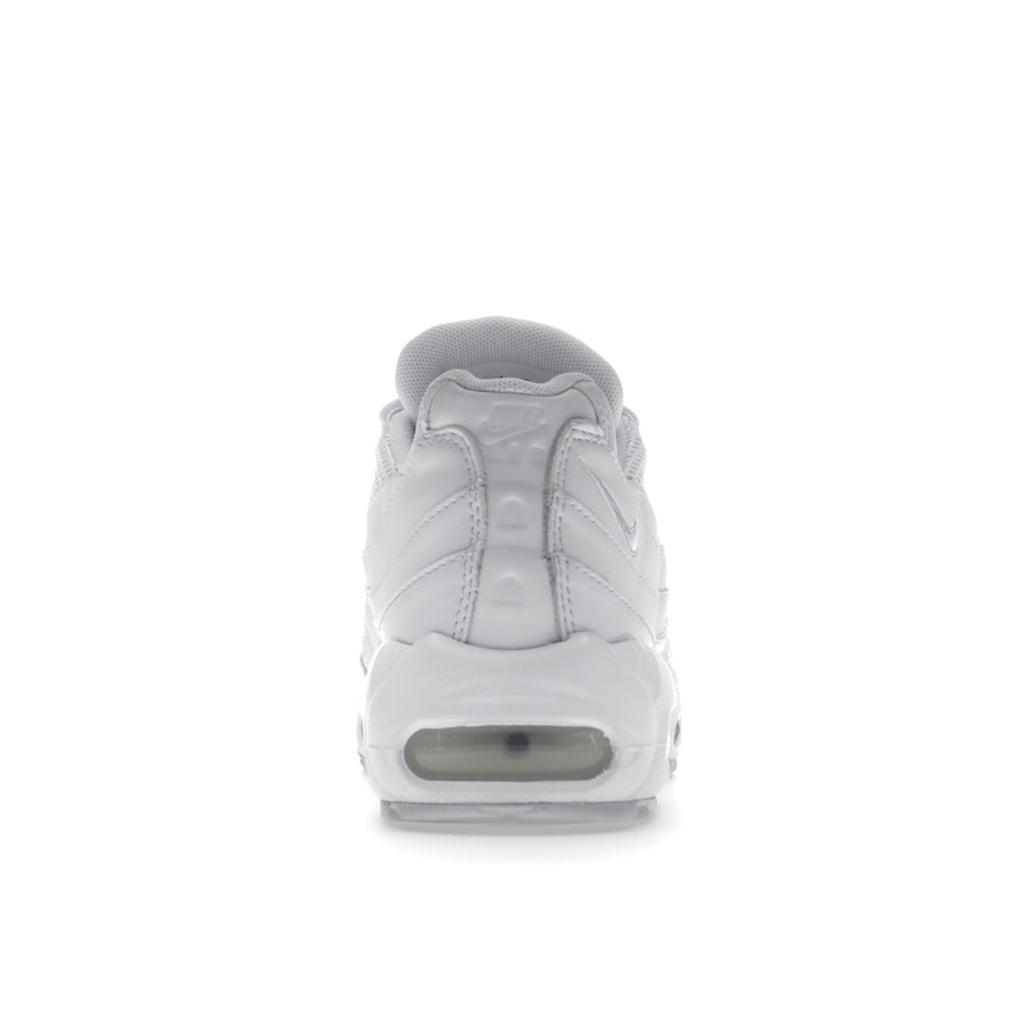 Nike  Air Max 95 Next Nature Triple White Women Sneakers Metallic-Silver DH8015-100