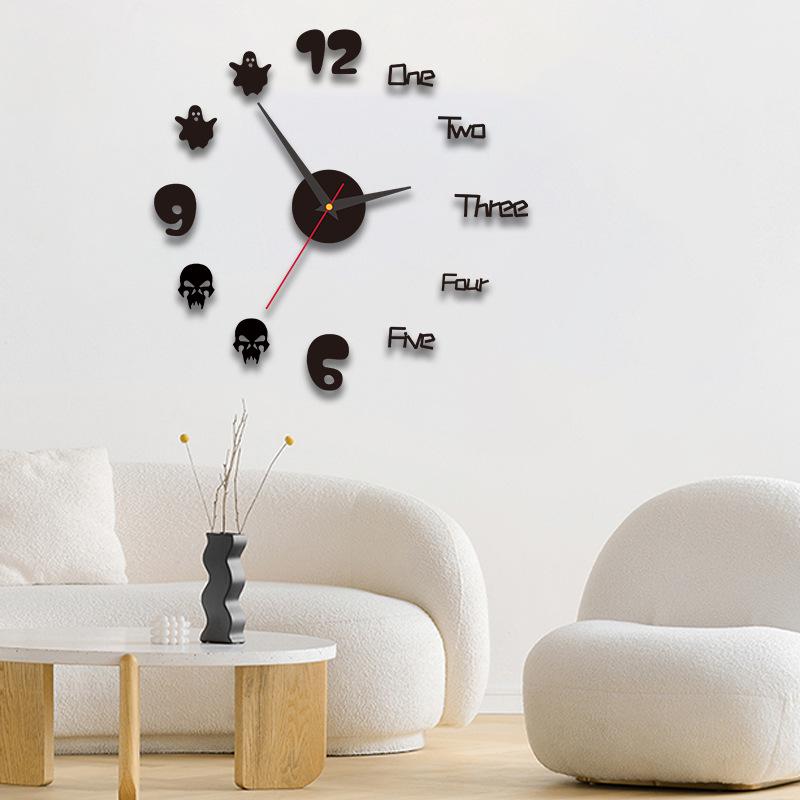 European Style Luminous Silent Wall Clock - Modern High-End Bedroom Decor