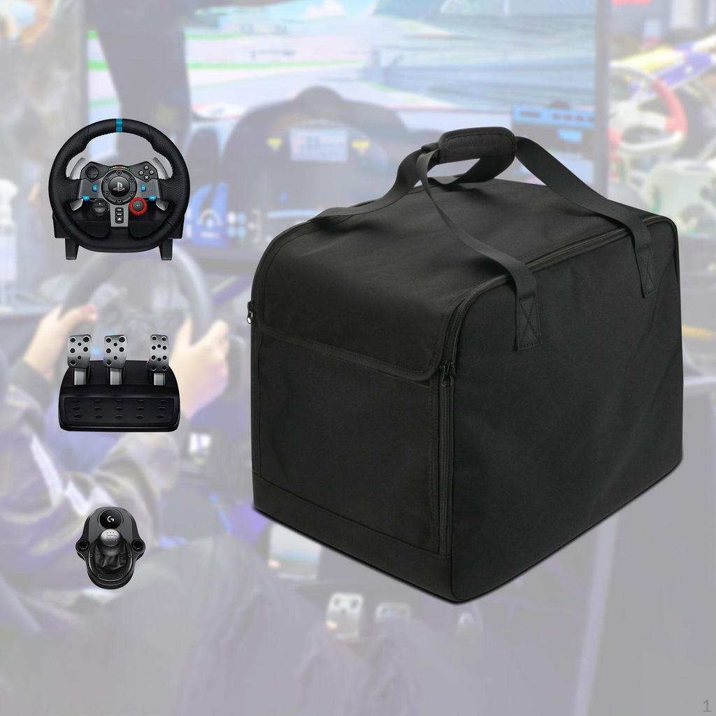 Race Equipment Carrier Steering Wheel and Gear Lever Large Capacity Lightweight Heavy Duty Men Women