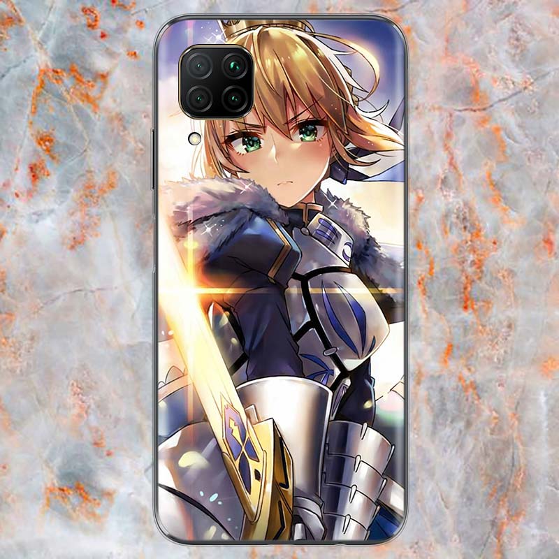Fate Zero Stay Night For Huawei Mate 40 30 20 20X 10 RS P Smart 2021 2020 Z S Pro Plus Lite 2019 Phone Case Shell