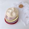 Fashion Baby Hat Solid Color Girls Warm Beret Vintage Knitted Beret Hat Kids Autumn Winter Children Artist Painter Cap Bonnet