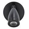 DC10‑30V LED RV Bedside Lamp Aluminum Alloy High Brightness RV Reading Light for Yachet Boat Black