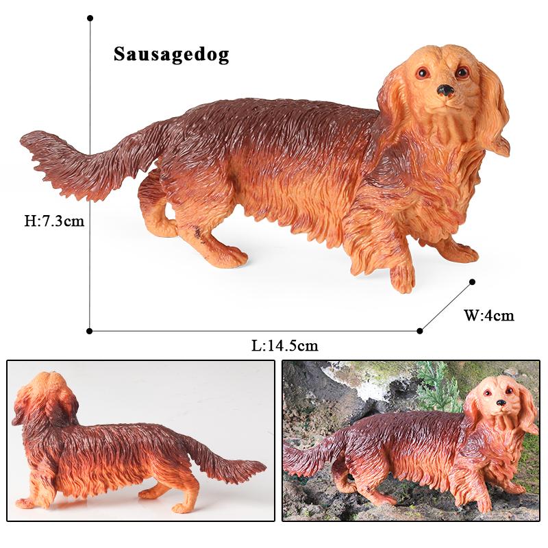 Oenux Dog Animals Model Action Figure Dobermann Shiba Inu Pomeranian Boxer Husky Puppy Figurines Cute Collection Toy Kids Gift