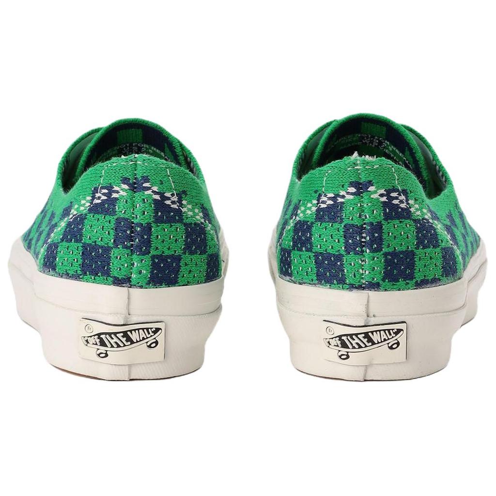 Vans Premium Authentic 44 Ek Comfortable Fit Skate Shoes Unisex Sneakers Green Blue VN000EJC5W3