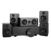 5.1 Wireless Home Theater System, Dolby Atmos – Monaco Surround Set, WISA Technology for Delay-Free & Crystal-Clear Sound, Minimalist Design, Black