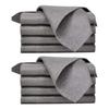 10Pcs Glass Window Cleaning Cloth Streak Free Strong Water Absorption Wear Resistant Microfiber Cleaning Rag