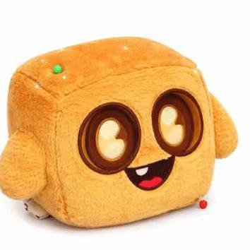 Jucărie de pluș nouă Geometry Dash Anime Păpușă pernă umplută portocalie drăguță Cadouri de ziua de naștere