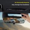 SEAMETAL Wide-Angle Car Rear Seat Mirror Baby/Child Seat Car Safety Mirror Monitor Paste Safety Car Baby Mirror Car Interior Accessories