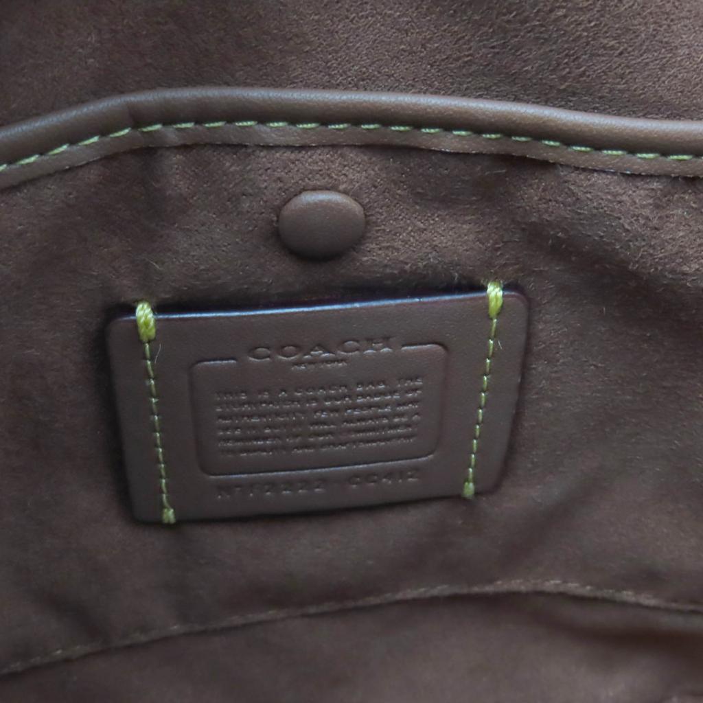 Ausgezeichnete COACH Handtasche Revel Colorblock Tasche Rotes Leder Damen CC412 Gebraucht