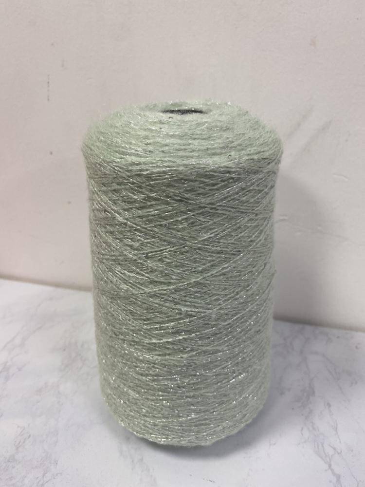 250g Bright Wire Mohair Yarn with Sequins for Crochet Knitting Clothing DIY Dolls Sweater Soft Thin Wool Thread Comfortable Blue