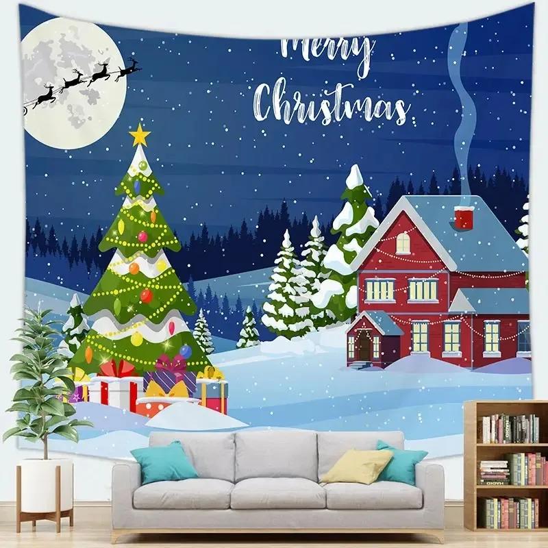 Christmas Tree Simple Style Tapestry Living Room Bedroom Home Christmas Decoration