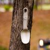 Titaniums Camping utensils Foldables Double Head Spoon Fork for Backpacking Hiking Outdoor Adventures Lightweight Terse Enduring Gear