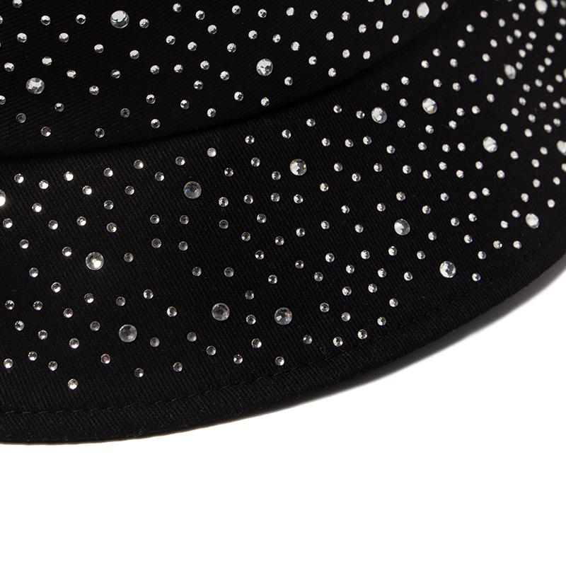 Nuovo Cappello a Secchiello Y2k Estivo Moda Donna Strass Cappellino Per Signore Visiera Cotone Cappelli Panama Casual Primavera Autunno Cappelli da Pescatore