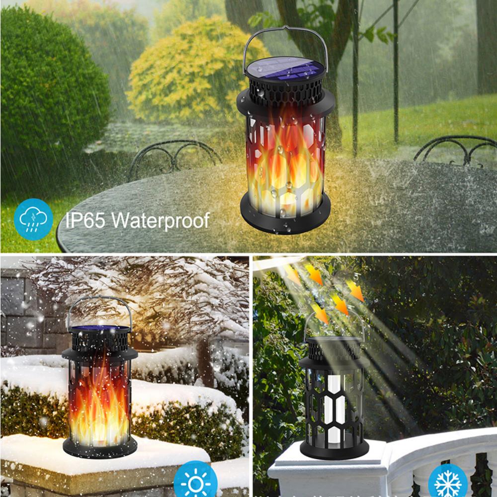 Lampa słoneczna Lampa pałacowa Lampa ogrodowa Ogród na trawniku Płomień typu wiszącego Można włożyć do lampy oświetlenia krajobrazu