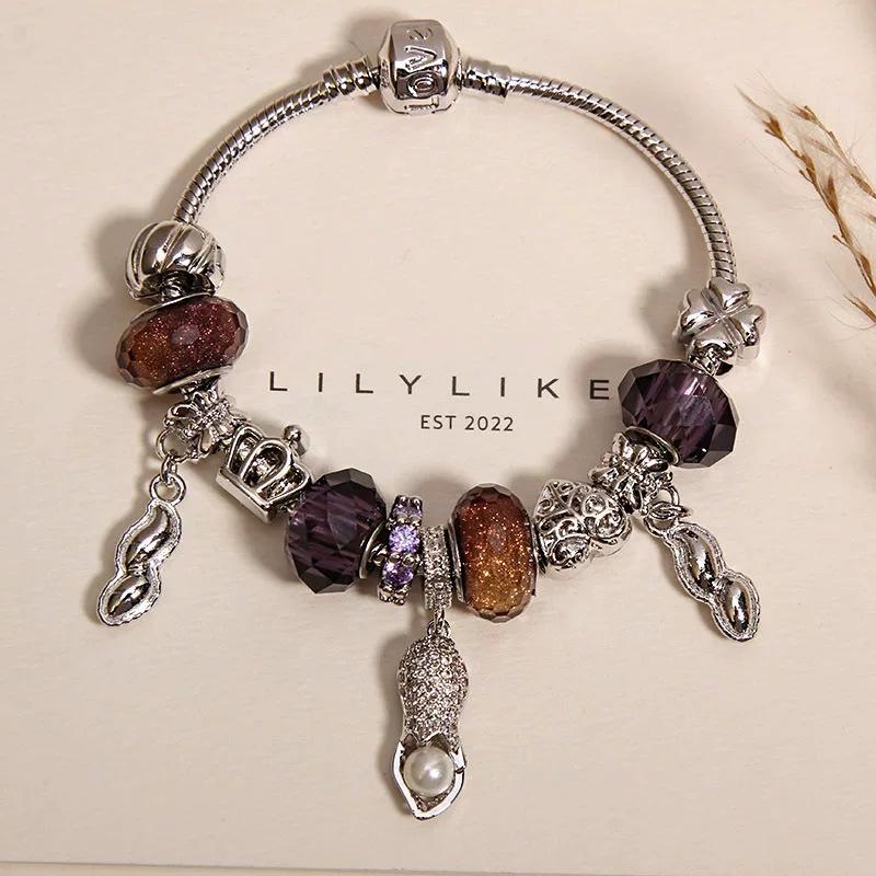 Elegant Women's Bracelet – Luxury Retro Beaded Design with Panjia Style for a High-End, Exquisite Feel.