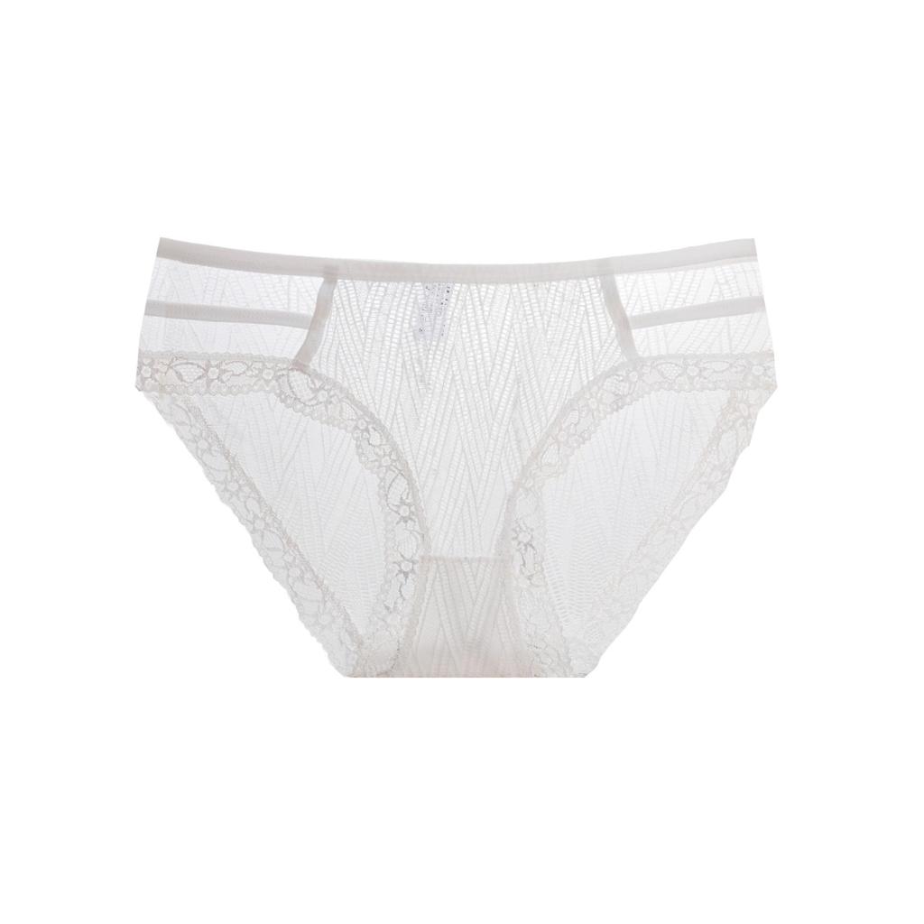 Lace Mesh Women's Low Waist Butterfly & Flower Panties