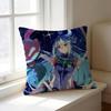 Fantasy Anime K-KonoSuba A-Aqua  Square Double-Sided printed Pillow Case Bedroom Bedside Pillow Sofa Cushion Cover