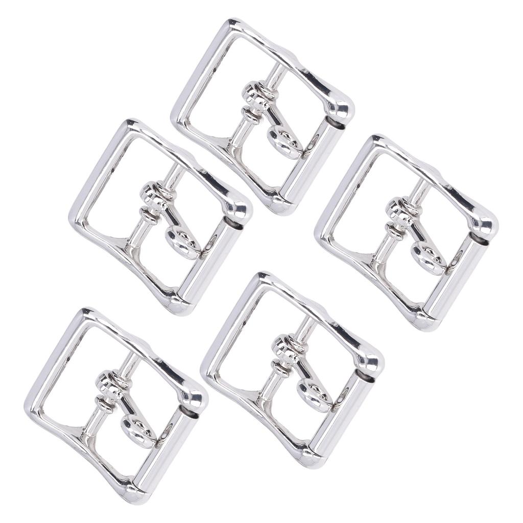 5-teilige Gürtelschnalle, einfacher, stilvoller, einfach zu installierender Ersatz aus Metallschnalle für die Herstellung von Taschen und Geldbörsen