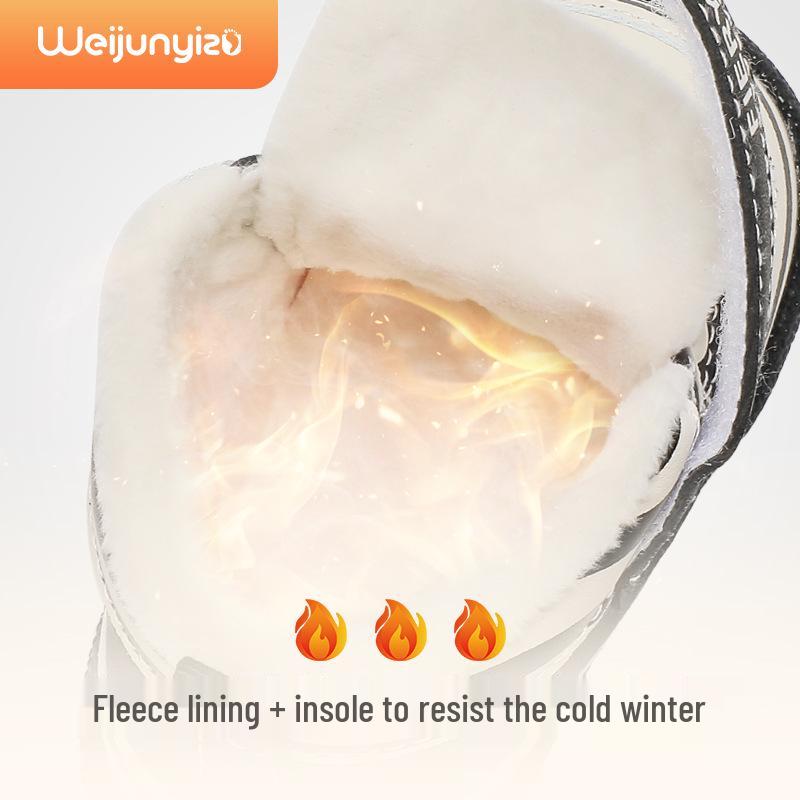 Plus Velvet Soft Sole Baby Shoes for Toddlers: 0-3 Years, Autumn-Winter