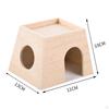 Hamster Habitat Holzhaus für Kleintiere und Mäuse