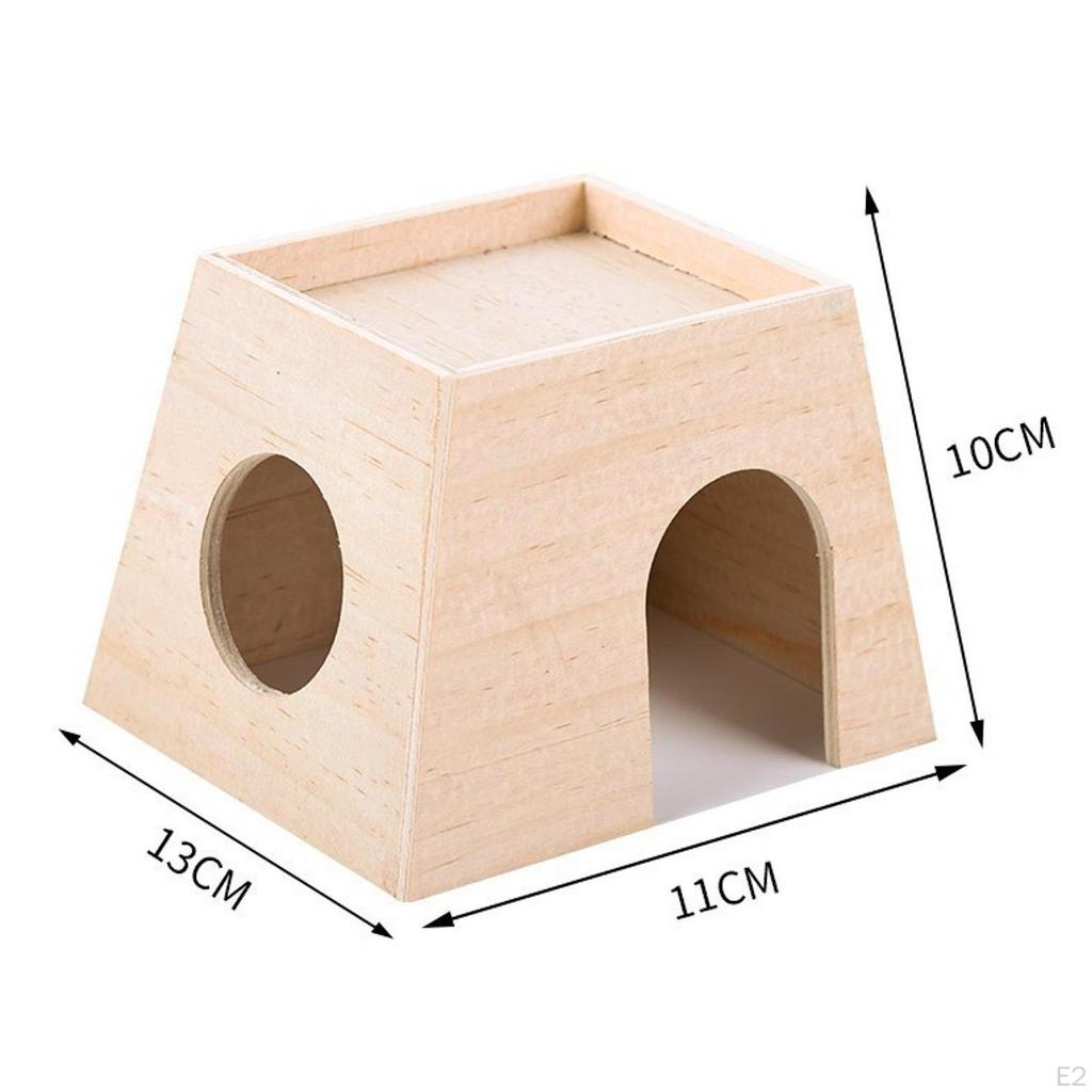 Hamster Habitat Holzhaus für Kleintiere und Mäuse