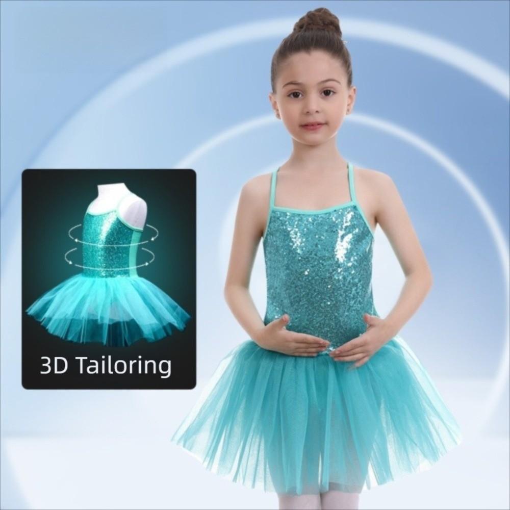 Sequin Ballerina Fairy Dress Fluffy Christmas Performance Clothes Ballet Tutu Dress Examination