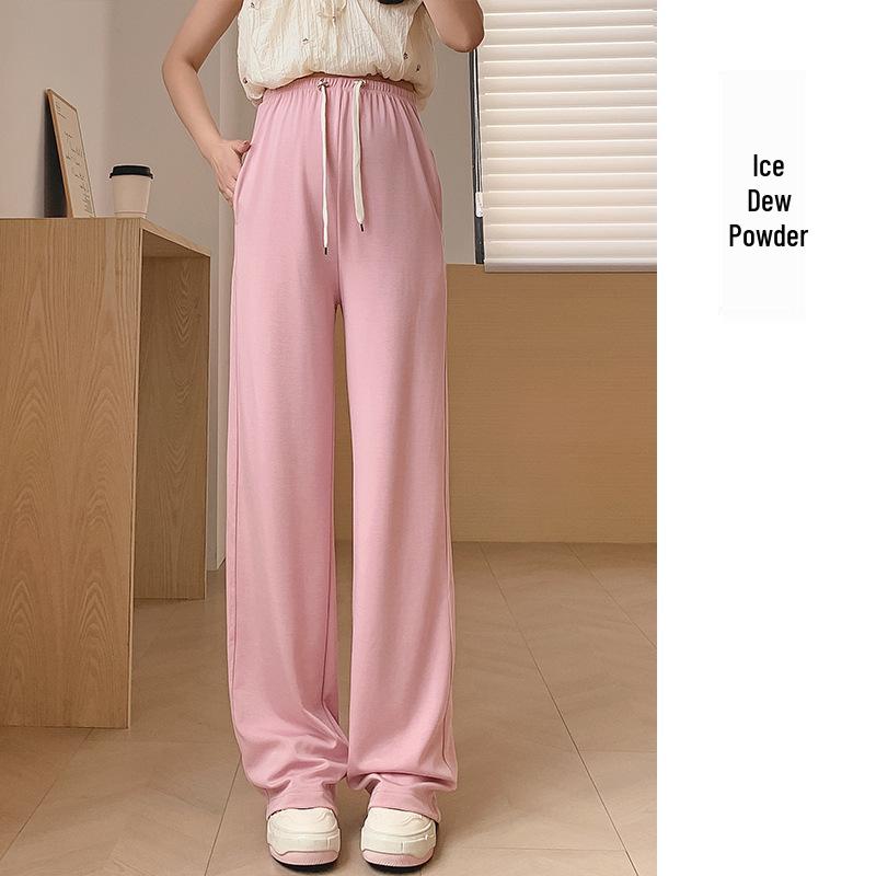 Fashion Maternity Wide-Leg Pants with Tummy Support for Spring/Summer 3XL