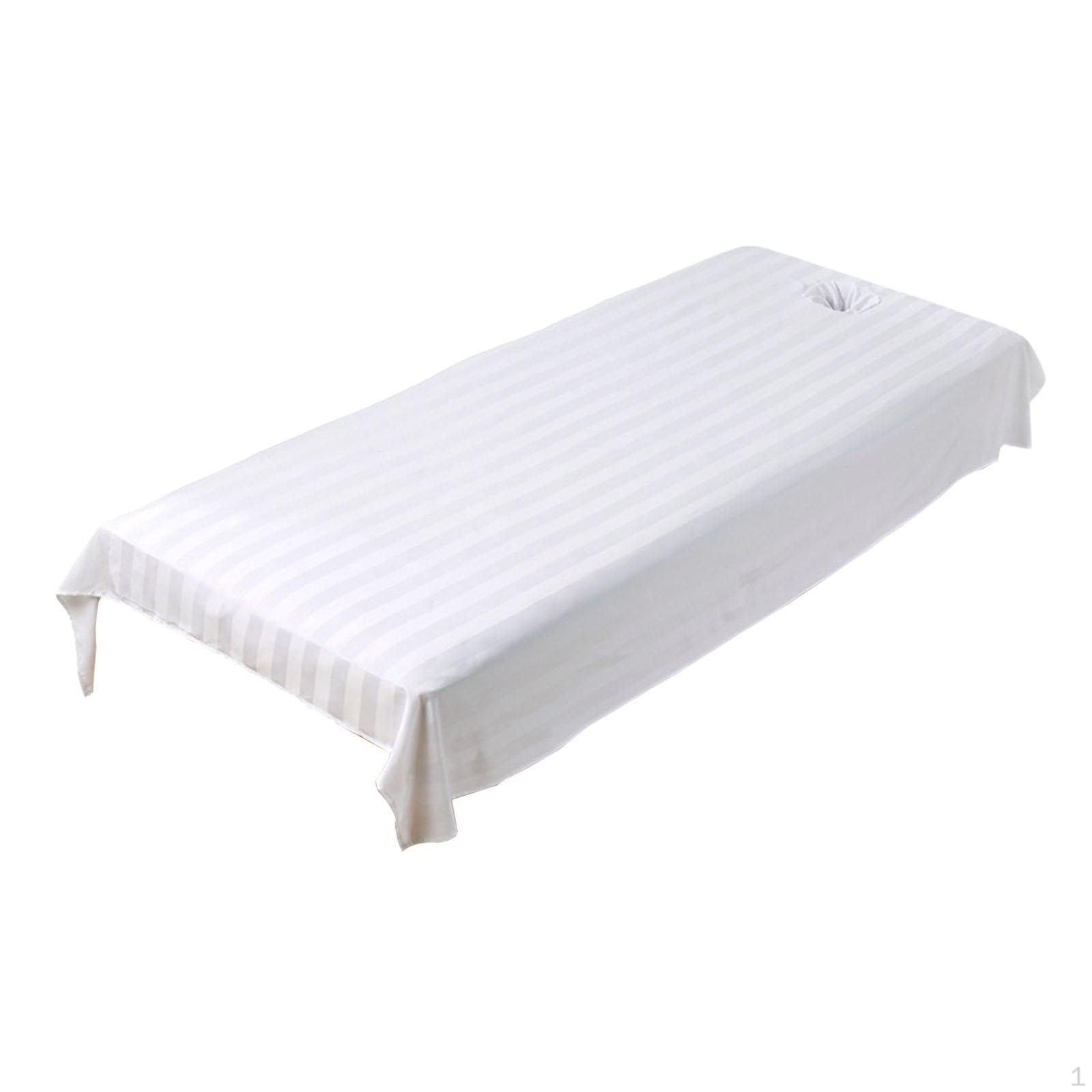 

Massage Sheet with Head Cover, Flat for Salon белый