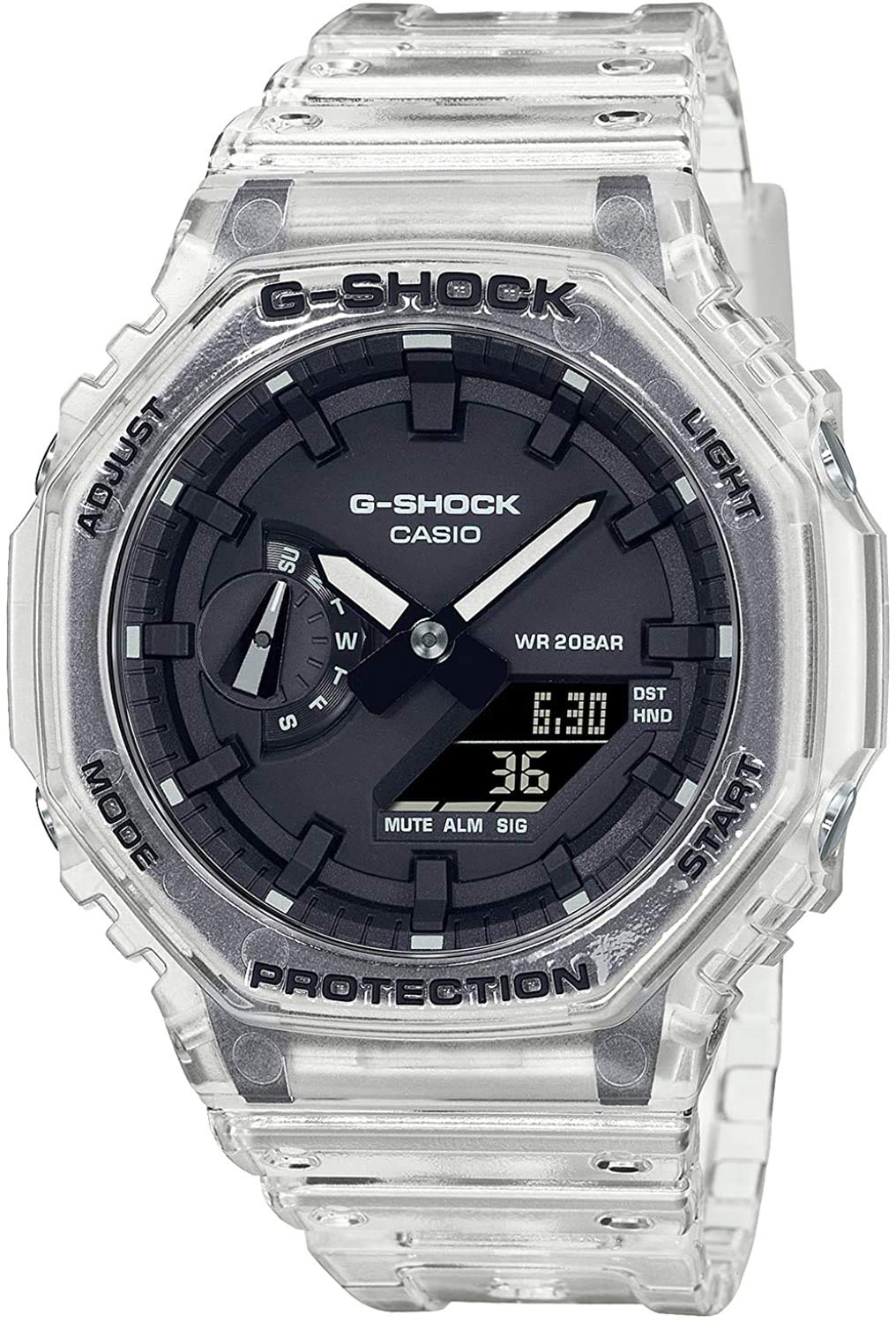 CASIO Часы на запястье серии Skeleton G-SHOCK GA-2100SKE-7A [Б/У]