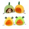 Cute Pet Fruit Nest Cartoon Fruit Pineapple Frog Cotton Nest Hanging Bed Hamster Hammock