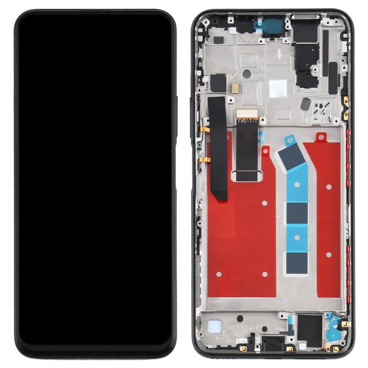 

Grade B LCD Screen and Digitizer Assembly+Frame Replacement (without Logo) for Honor X10 5G Black