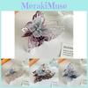 Elegant Vintage Butterfly Hair Clip Large Size For Effortless Chic Updos In Gray Brown Blue And Purple