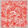 50 Zodiac Stickers: Festive Chinese New Year Cartoon, Waterproof Red Spring Festival Set