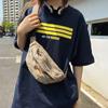Women Canvas Bag Small Chest Bag Student Sports Waist Bag Men's Mobile Phone Bag