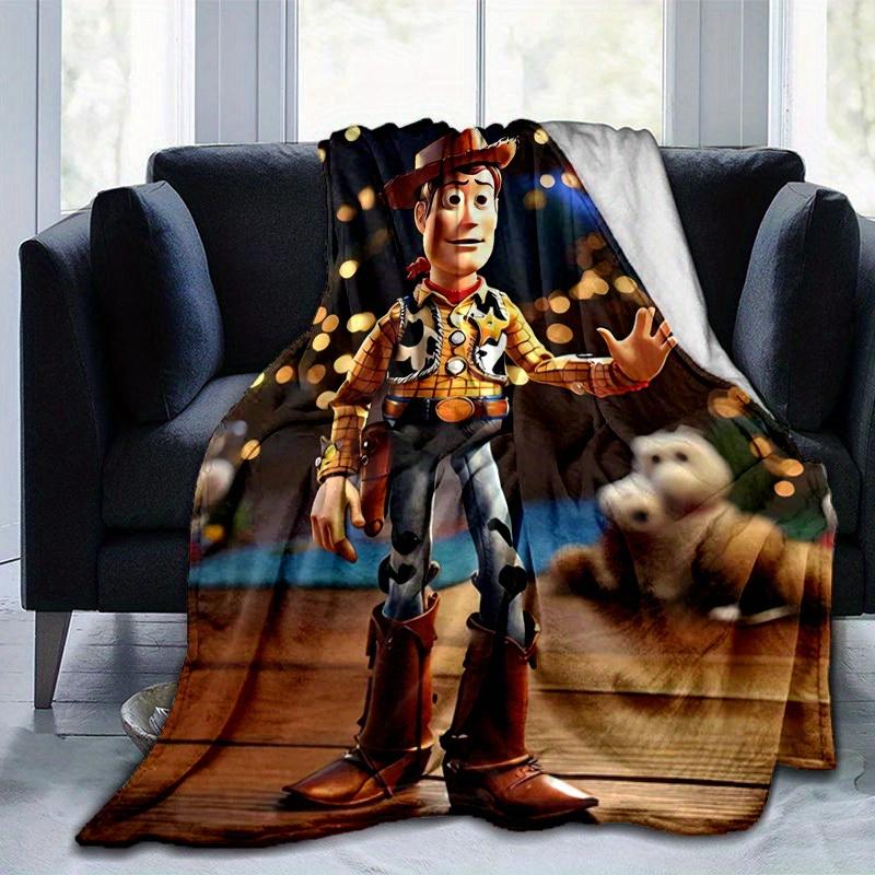 1pc,Toy Story Woody Blanket Perfect for Home Decor, Couch, Outdoor, Gift Idea, Flannel Throw, Bedroom, Living Room, Travel, Camping, Car Use