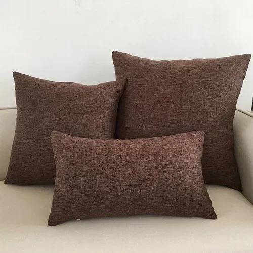 Decorative Throw Pillow Case For Car Seat Chair 30x50/40x40/45x45/40x60/50x50/55x55/60x60cm Solid Sofa Cushion Cover