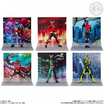 Kamen Rider Colecție Statui Micro Kamen Rider 1 cutie 8 buc