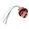 7443 Light Bulb Socket Brake Lamp Bulb Plug Copper Core Wire Dual Filament Plug and Play