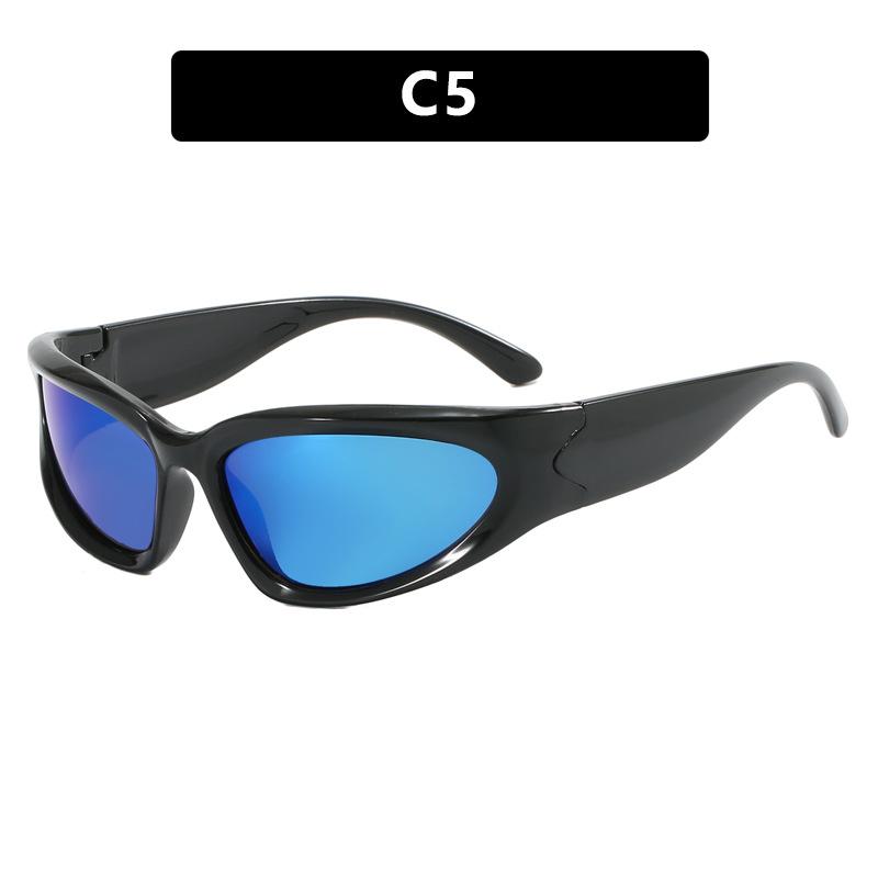 New Children Cycling Sunglasses Sun Protection Fashionable Simple Hip Hop Street Style Personalized Sporty Eyewear