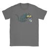 Cat with Hairball T Shirt for Unisex WoUnisex Pure Cotton Novelty TShirts O Neck Itchy And Scratchy Show Tees Short Sleeve Top Summer