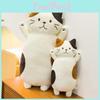 Threecolor Cat Stuffed Toy Plush Pillow For Kids Sleep Decor And Gift