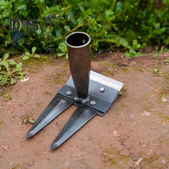 Gardening Weeder Puller Rake Heavy Duty Steel Outdoor Garden Lawn Farm Soil Loosening Weed Remover Weeding Uprooting Hand Tools