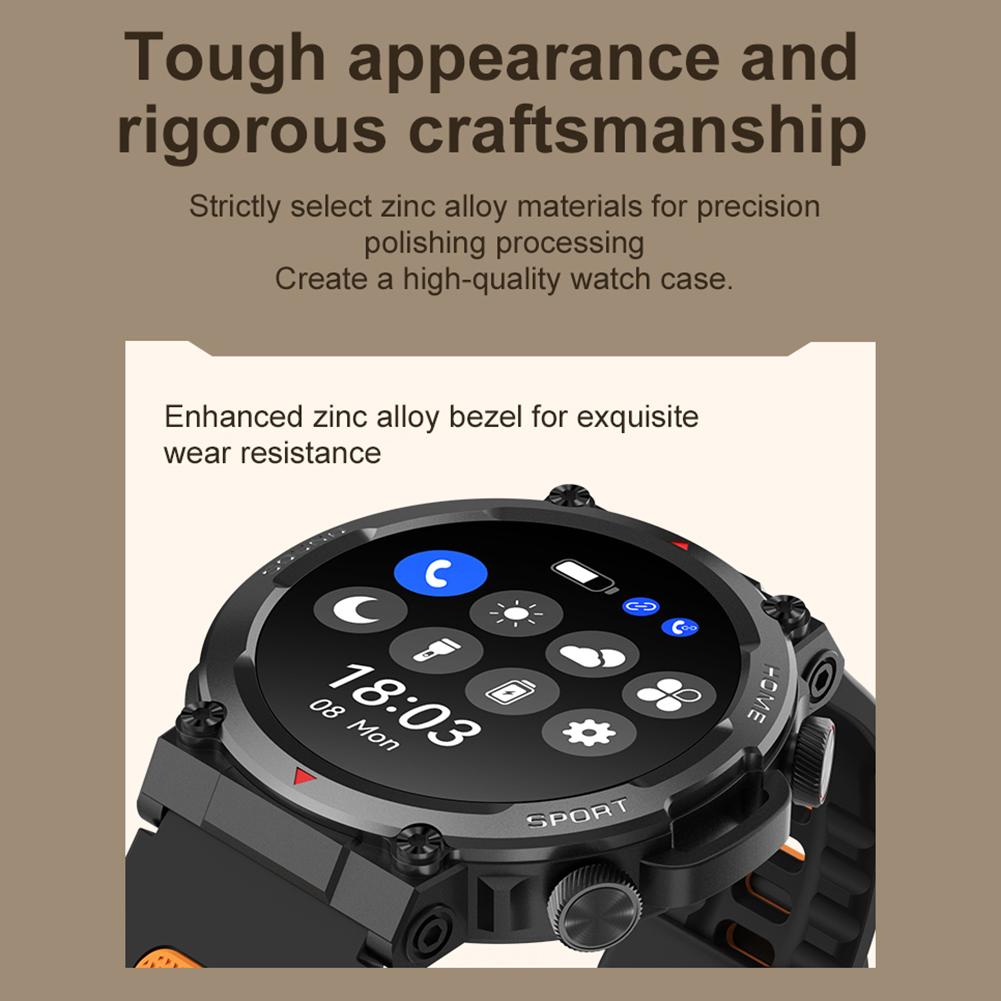 S56T Smart Watch 1.39-inch Fashion Smartwatch Full Touch Screen Bluetooth-compatible Call Waterproof for Bussiness Sports