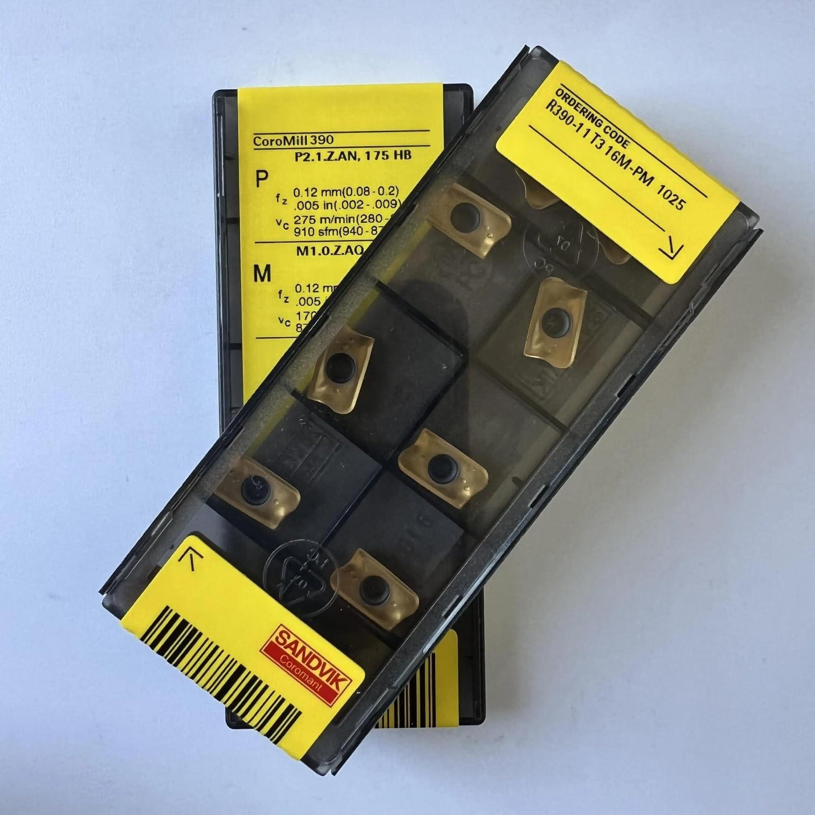 

Original Sandvik / R390-11T316M-PM 1025 CNC lathe carbide blade 10 PCS