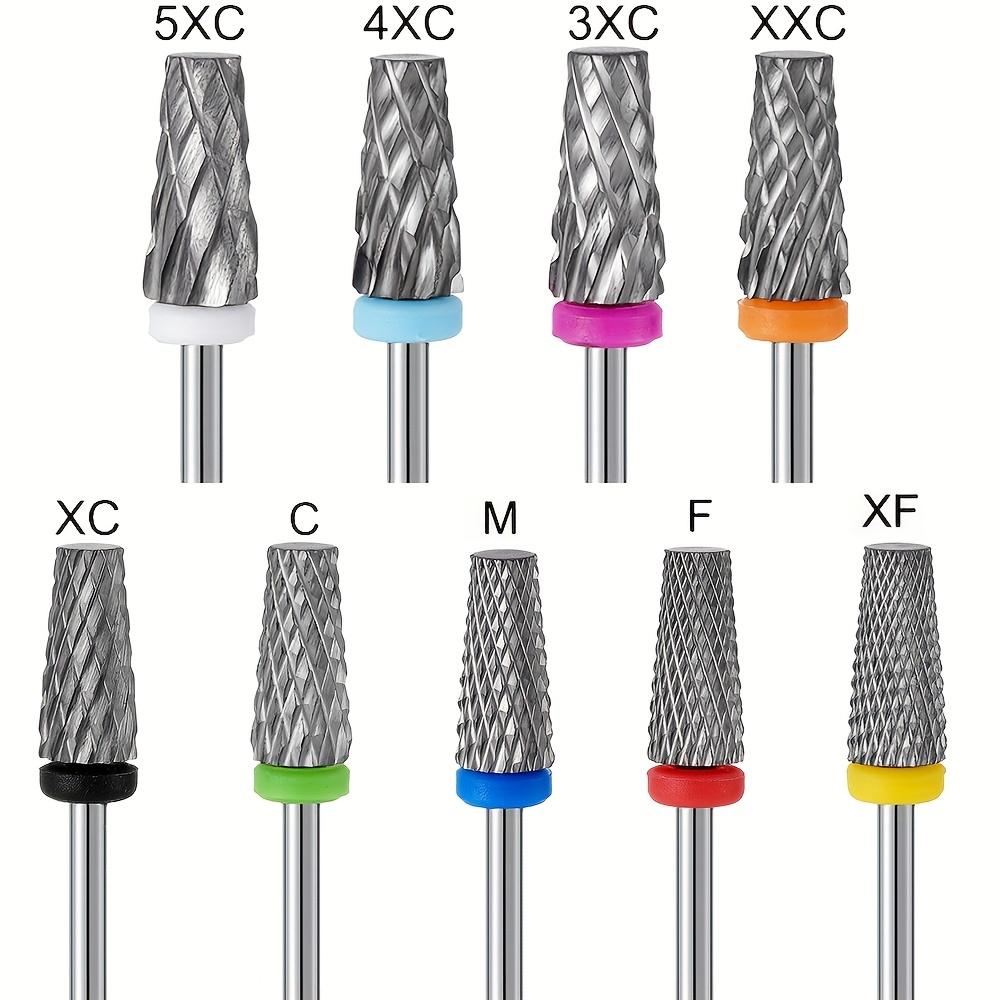 

1 или 9 шт. Фреза для ногтей из вольфрамовой стали, пилка для ногтей, подходит для безопасного и быстрого удаления геля, лака и полировки, фреза 3/32 дюйма 9PCS/SET