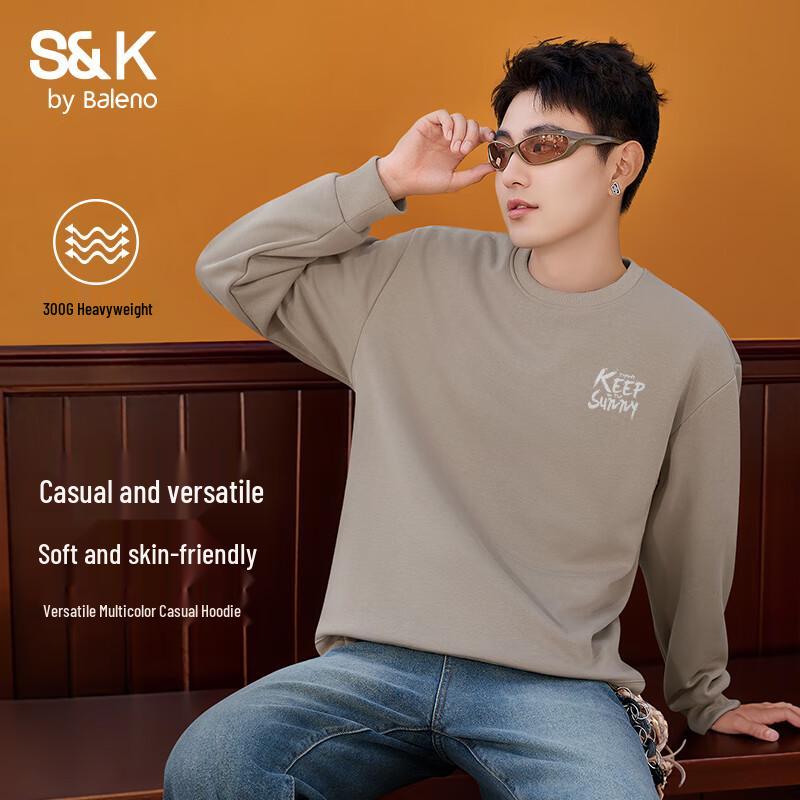 Baleno Men's Trendy Oversized Crewneck Sweatshirt