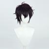Ittetsu Saeki Cosplay Wig, Dark Purple, Heat-Resistant, Perfect for Costumes, Halloween, Events, and Photoshoots